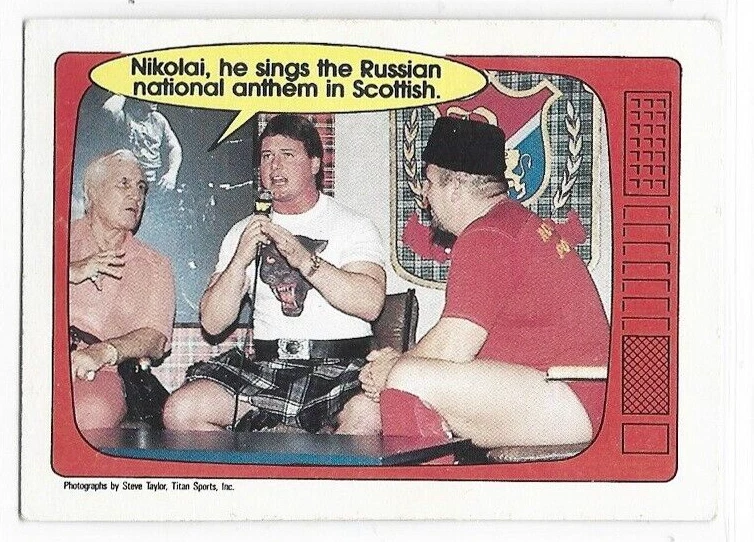 Freddie Blassie Roddy Piper 1985 O-Pee-Chee WWF Pro Wrestling Stars #59 - Image 1 of 1