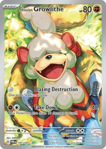 Pokémon TCG Hisuian Growlithe 181/167 Illustration Rare Twilight Masquerade NM/M - Bild 1 von 1