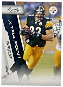 2010 Playoff Prestige Xtra Points Black /10 SSP Heath Miller #155 - Picture 1 of 2