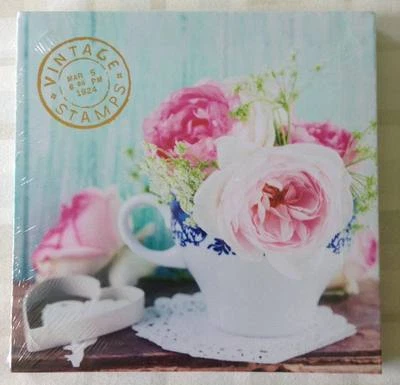 Pretty Flowers In Tea Cup Wall Art Canvas Picture ~ Vintage/Shabby Chic Kitchen - Image 1 of 4