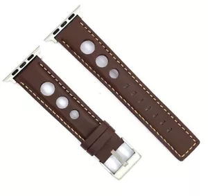 Cinturino In Pelle Da Rally Compatibili Con Apple Watch Ref AWP355 - Imagen 1 de 8
