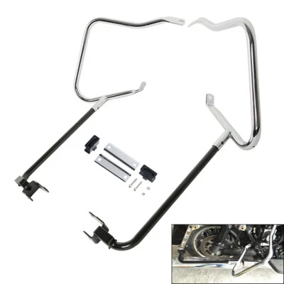 Saddlebag Bracket Guard Crash Bars For Harley HD Touring Street Glide FLHX 14-24 - Image 1 of 4