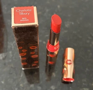Charlotte Tilbury Limitless Lucky Lips MATTE Lipstick In RED WISHES - READ - Picture 1 of 4