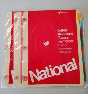 (24) Divisori nazionali in rame rinforzato con schede inseribili 3 confezioni da 8 - Foto 1 di 4