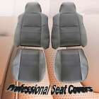 For 2003-2007 Ford F250 F350 F450 Both Driver & Passenger Cloth Seat Cover Gray