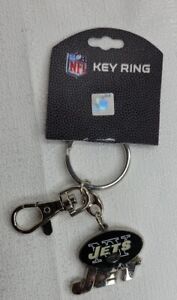 NFL NY Jets Team Logo Heavyweight Keyring Keychain. New