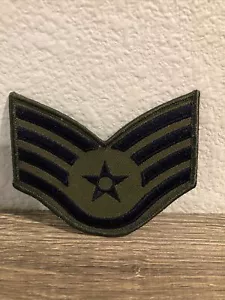 Parche Chevron de rango de sargento de la Fuerza Aérea de los Estados Unidos de la USAF - Imagen 1 de 2