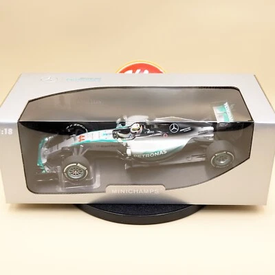 MINICHAMPS 1/18 Mercedes AMG Petronas W06 L. Hamilton Australian 2015 110150044 - Image 1 of 4
