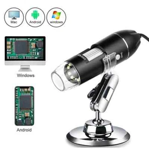 1600X Digital Microscope Camera 3in1 Type-C USB Electronic Microscope Camera - Picture 1 of 24