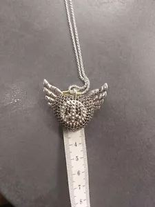 Thomas Sabo breiter Rebel at Heart Anhänger mit Flügelherz xxl Pave Steine schwa - Bild 1 von 5
