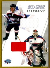 2002-03 BAP Memorabilia All-Star Teammmates #AST25 Kariya / Brodeur JERSEY /75*