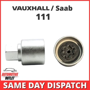 Master wheel lock safety screw extractor bolt key 111 FER1722 for Opel - Picture 1 of 5