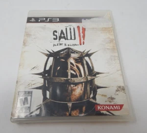 Saw II: Flesh & Blood PS3 PlayStation 3 2010 Complete Saw 2 Clean Disc NTSC Rare - Picture 1 of 2
