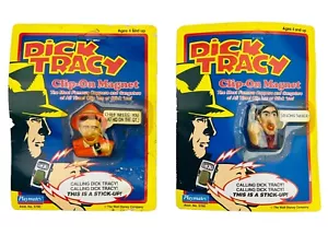 Vintage 1990 Playmates Dick Tracy Clip-On Magnete Sam Catchem / Al Big Boy Caprice - Bild 1 von 6