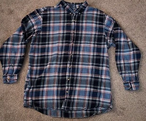 Bass Pro Shop Red Head Brand Red/White/Blue Plaid Long Sleeve Shirt 2XLT - Picture 1 of 9