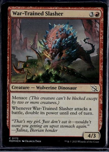 War-Trained Slasher in FOIL! NM-Mint Magic The Gathering - Picture 1 of 1