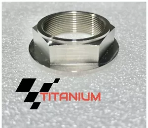 KAWASAKI ZX10R 2011-2019 TITANIUM STEERING STEM NUT M28X1.00 - Picture 1 of 8