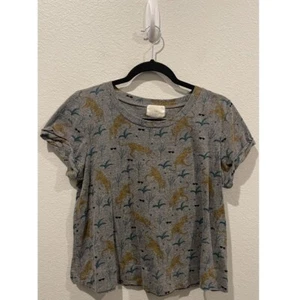 T.LA Tiger Exploration Cheetah Cuffed Short Sleeve Tee Size S - Picture 1 of 3