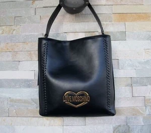 LOVE MOSCHINO Tasche Handtasche Umhängetasche schwarz  - Picture 1 of 6
