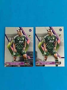 Juan Mosquera 2023 Topps Finest Chrome Rookie Soccer Card Lot RC Portland Timber - Picture 1 of 2