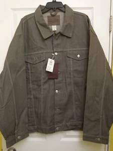Herren BTL Beyond The Limit grau Denim Jeansjacke 6XL $ 130 - Bild 1 von 7
