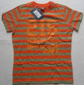 PIROUETTE Jungen T-Shirt mit Motiv / Mehrfarbig gestreift / NEU