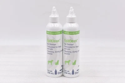 Lote de 2 limpiadores de oídos Dechra EpiKlean para perros y gatos 8 oz EXP: 10/2026 Foto 1 de 4