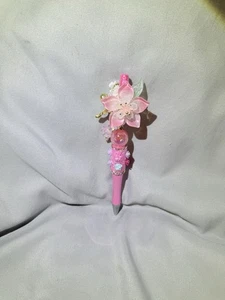 Fancy beaded pen! Custom gifts! Flower! Basket filler! Collect! Journal! - Picture 1 of 2