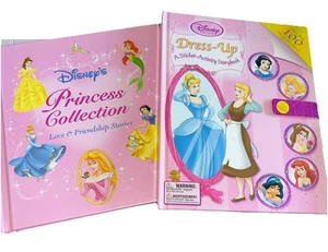Disney's Princess Collection Love&Friendship Stories & Princess Vinyl Sticker Bk - Imagen 1 de 10