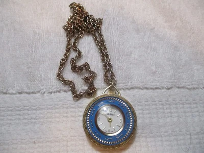 Vintage Lady Nelson Hand-Wind Pendant Necklace Watch - Image 1 of 3