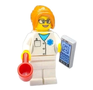 NEW LEGO® Female Doctor Minifigure City Town 40358 hospital EMT star life twn344 - Picture 1 of 2