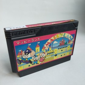 Mappy Land Namco pre-owned Nintendo Famicom NES Tested