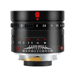 7artisans 35mm F2.0 II V2 Full Frame Manual Focus Lens For Leica M-Mount Cameras - Imagen 1 de 7