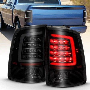Black Smoke Lens Taillight Set for 11-18 Ram 3500 w/7440 Bulb [LED Plank Style] - Picture 1 of 9