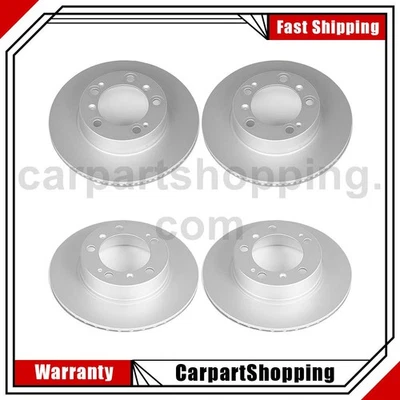 4 Front Rear Brake Rotors Fits 2000 2001 2002 2003 2004 1997 Porsche Boxster - Image 1 of 3