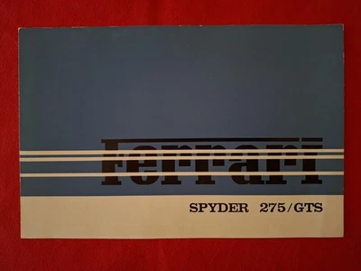 Ferrari 275 Gts Brochure - Immagine 1 di 3