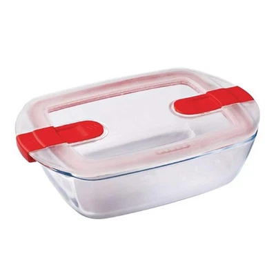 Pyrex Barattolo Cook&Heat, vetro, trasparente, 17 x 10 x 6 cm - 0,4 litri, 3aIE - Immagine 1 di 4