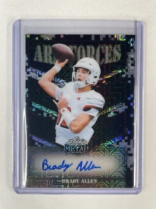 Brady Allen RC Auto #d /2. Louisville Jr QB. ‘25 Leaf Metal Arm Forces. $1.32 🚢 - Picture 1 of 2
