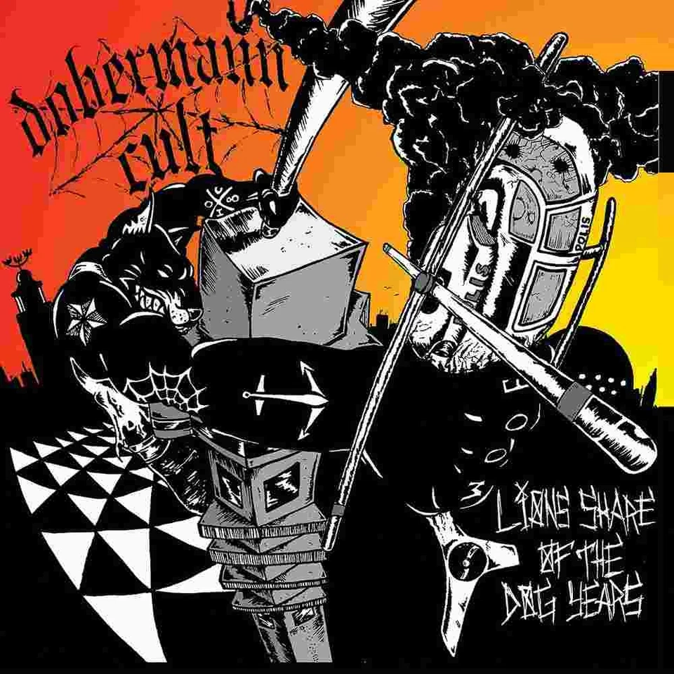 Dobermann Cult Lions share of the dog years LP Transparent Y (Vinyl) (UK IMPORT) - Image 1 of 1