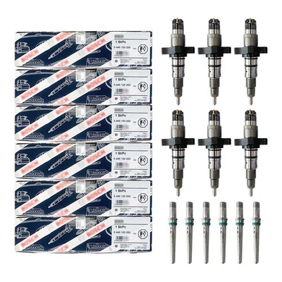 6X 0445120255 for Bosch Diesel Injector Fit For 2003-2004 Dodge Ram Cummins 5.9L - Изображение 1 из 4