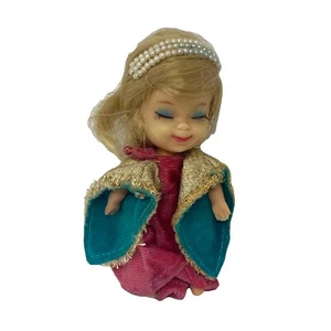 Vintage Middle Kiddies Dornröschen Puppe 3 1/2 Zoll - Bild 1 von 3