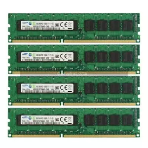 32GB 4x8GB PC3-10600E DDR3-1333 ECC Unbuffered UDIMM 1.5V Memory for HP Z220 SFF - Picture 1 of 4