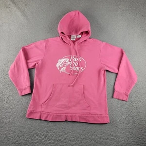 Bass Pro Shops Hoodie Girls Large Pink Fishing Sportswear Outdoor Gorpcore - Picture 1 of 14