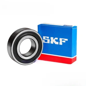 6205-2RS SKF Brand Rubber Seal Ball Bearing 6205 2RS 6205RS 25x52x15 - Picture 1 of 3