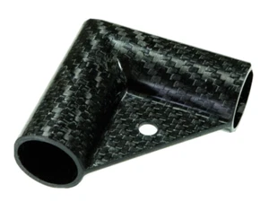 Tube Connector Carbon Fiber 90-degree Elbow 20mm, Rack Tube Connector - Picture 1 of 6