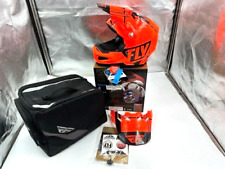 Fly Racing 73-4414S Formula Carbon Vector Cold Weather Helmet Neon Orange - SM