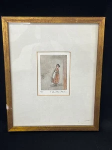 Sarah Carothers Rhode, Color Etching Print, Signed 5/25, Maryland Artist - Picture 1 of 3