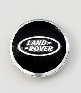 Replacement For Land Rover BLACK CHROME Wheel Center Caps 63mm Hubcaps Tire Rim  - Picture 1 of 8