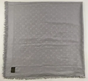 Louis Vuitton Paris wrap scarf shawl stole LV monogram made in Italy 55’’ 140 cm - Picture 1 of 16