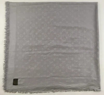 Louis Vuitton Paris wrap scarf shawl stole LV monogram made in Italy 55’’ 140 cm - Image 1 of 4